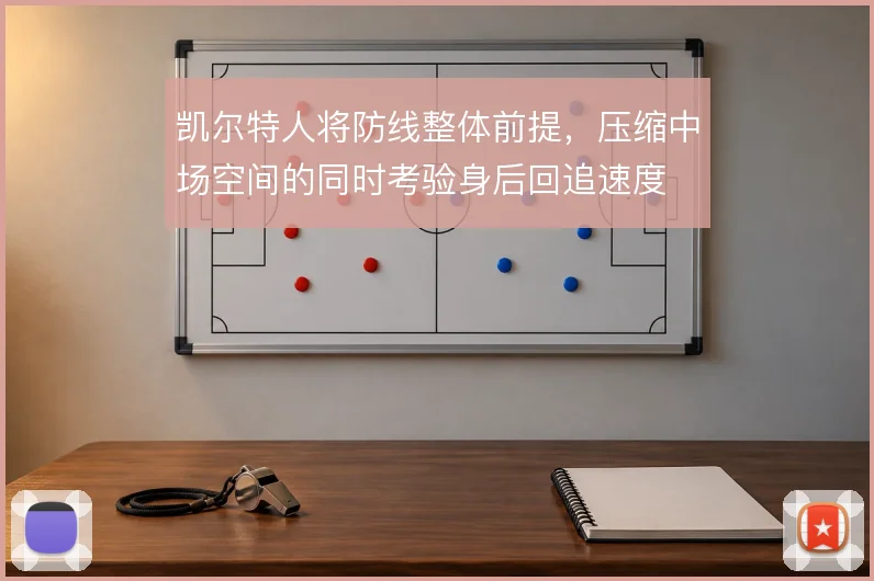 凯尔特人将防线整体前提,压缩中场空间的同时考验身后回追速度